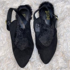 Black flats